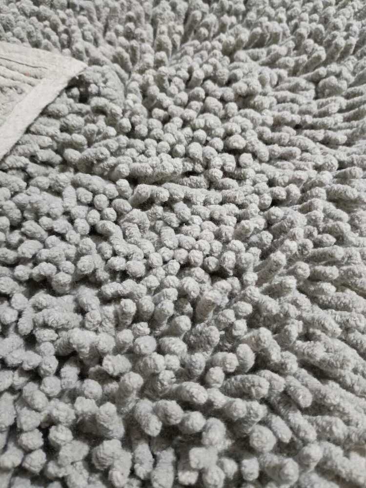 Chenille Bath Rugs - GREY