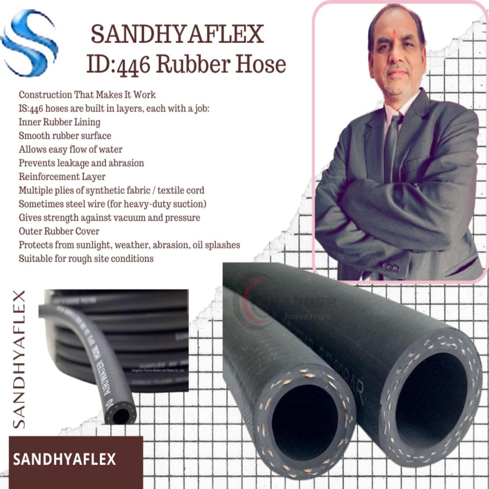 Is 446 Rubber Hose - Application: Air And Water