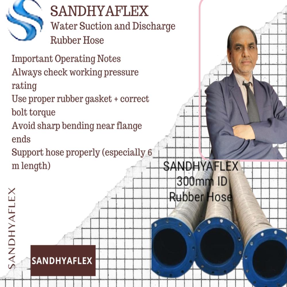 Water Suction And Discharge Rubber Hose - Hardness: 60 Shore A