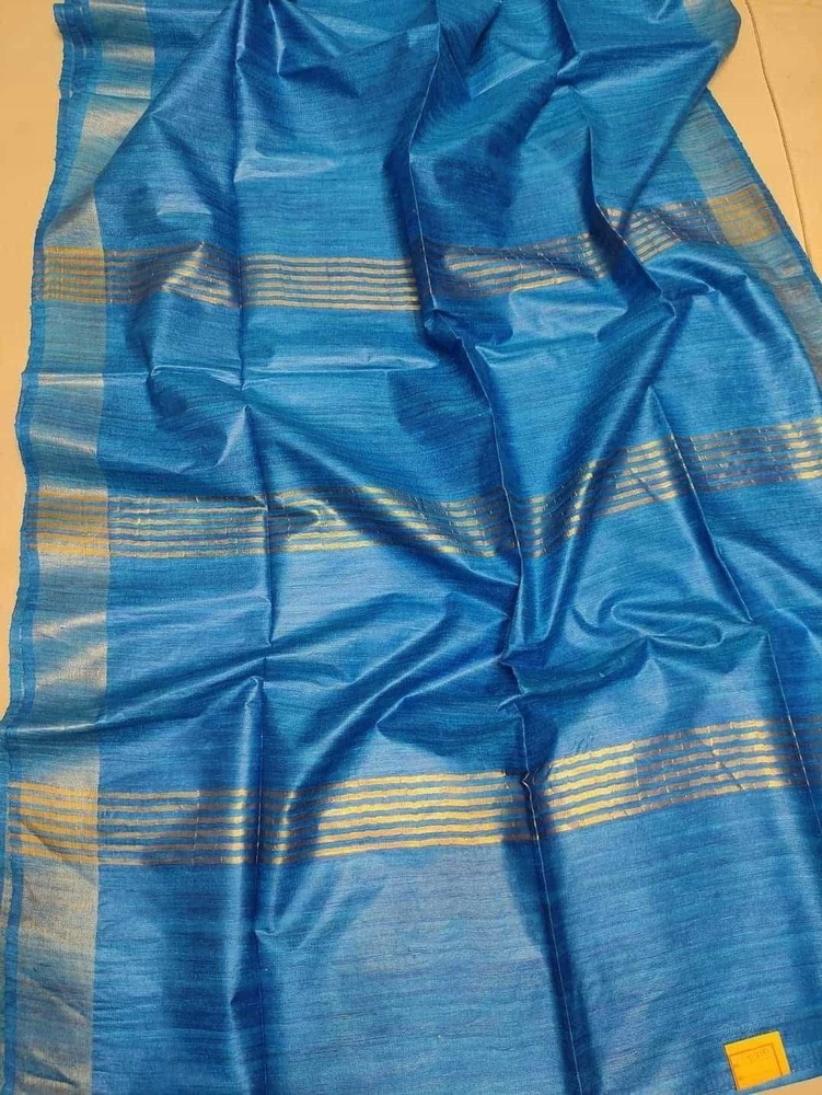 Pure Tushar By Ghicha Zari Border Silk Saree