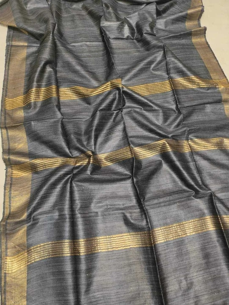 Pure Tushar By Ghicha Zari Border Silk Saree