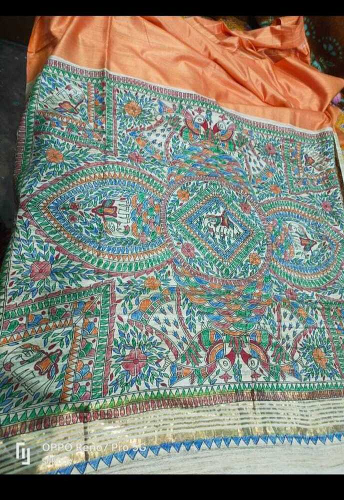 Pure Tushar Silk Saree