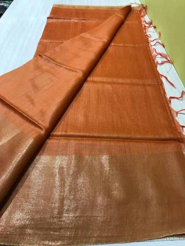 Pure tussar Munga Saree