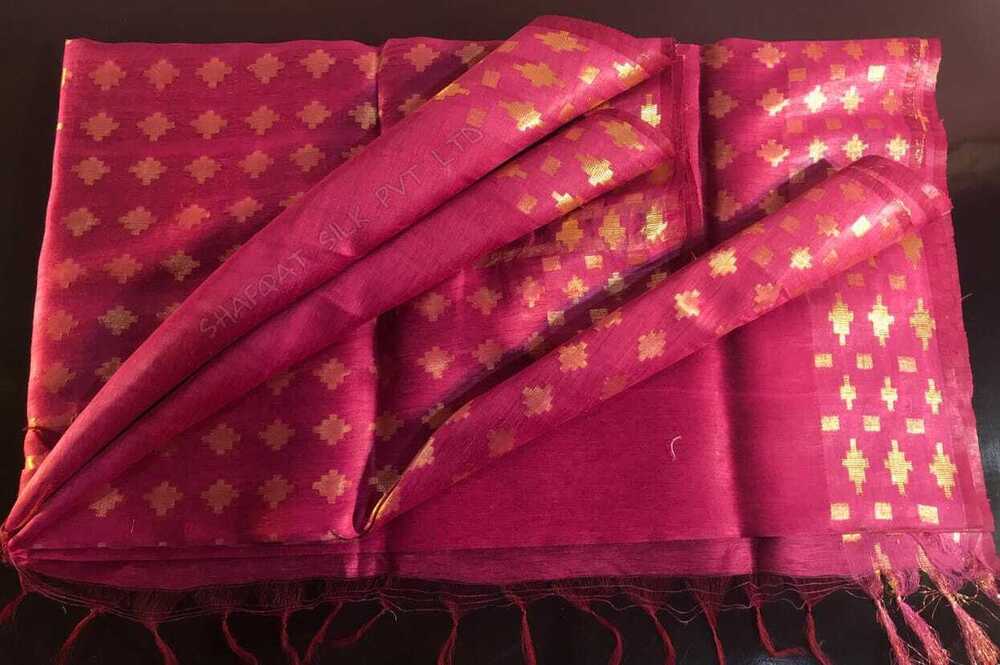 Linen Dabal Silander Design Saree