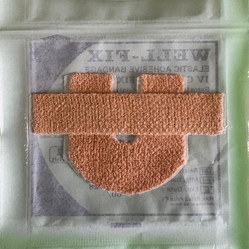 Iv Cannula Fixator (Well-fix) - Color: Flesh Colour