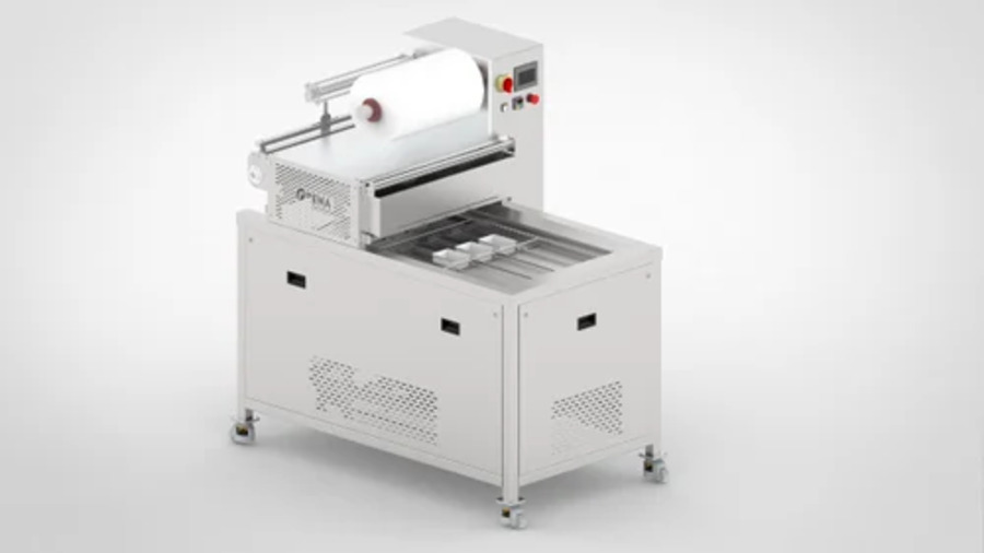 Automatic Cup And Tray Sealing Machine - Color: Silver
