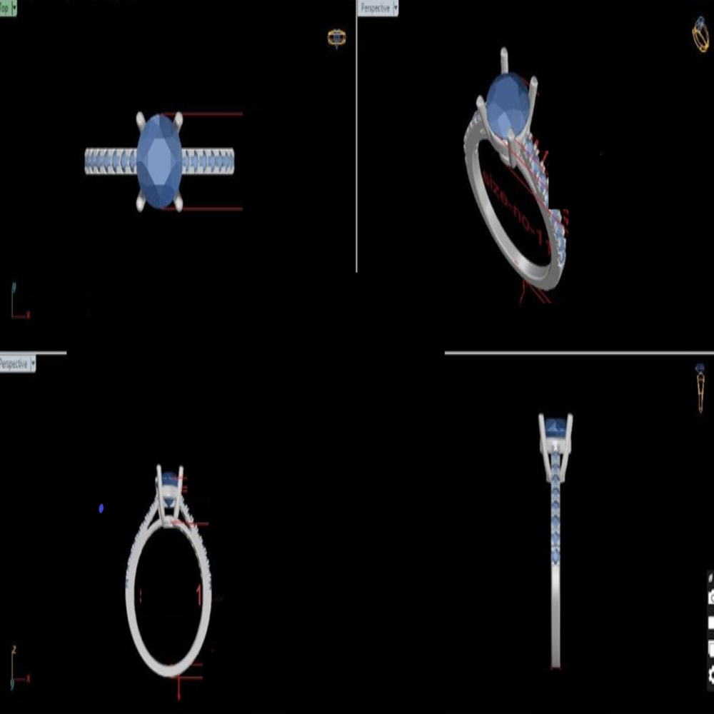 Eternal Sparkle: Premium Eternity & Solitaire 2 in 1 Natural Diamond Wedding Ring