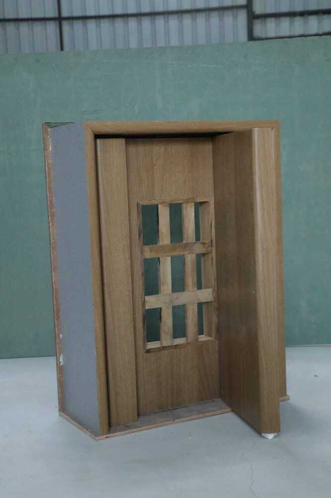 Solid Wooden Door - Color: Brown