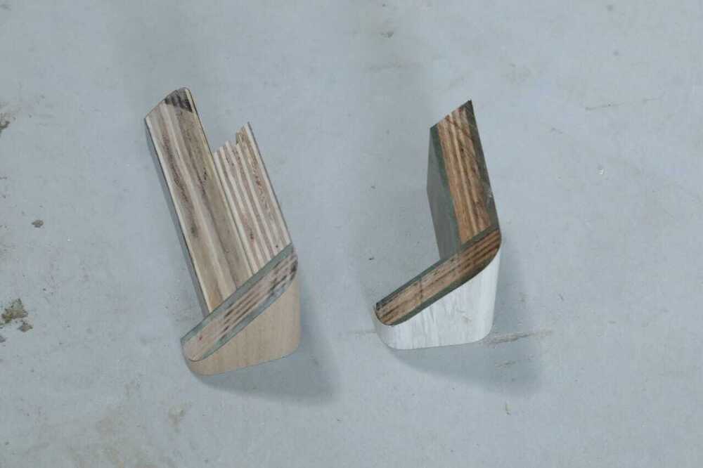 Door Extruded Profile - Color: Brown