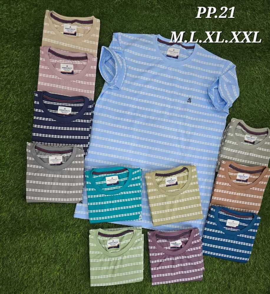 Lycra Round Neck T Shirt