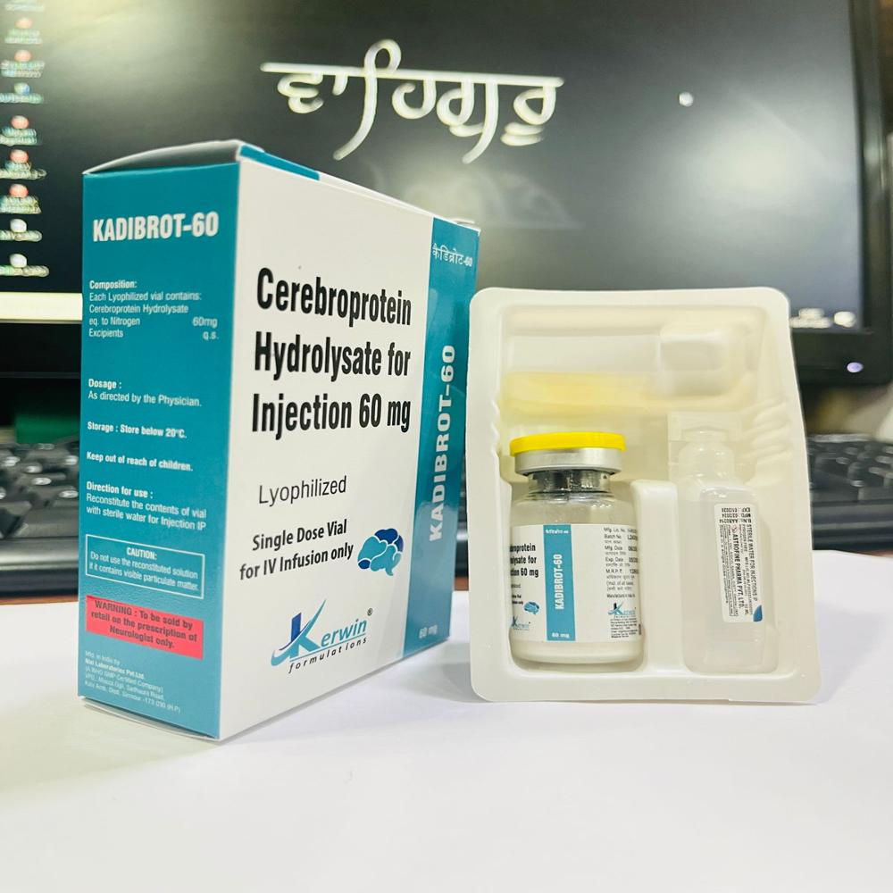 Cerebroprotein Hydrolysate For Injection 60 Mg - Packaging Type: Vial