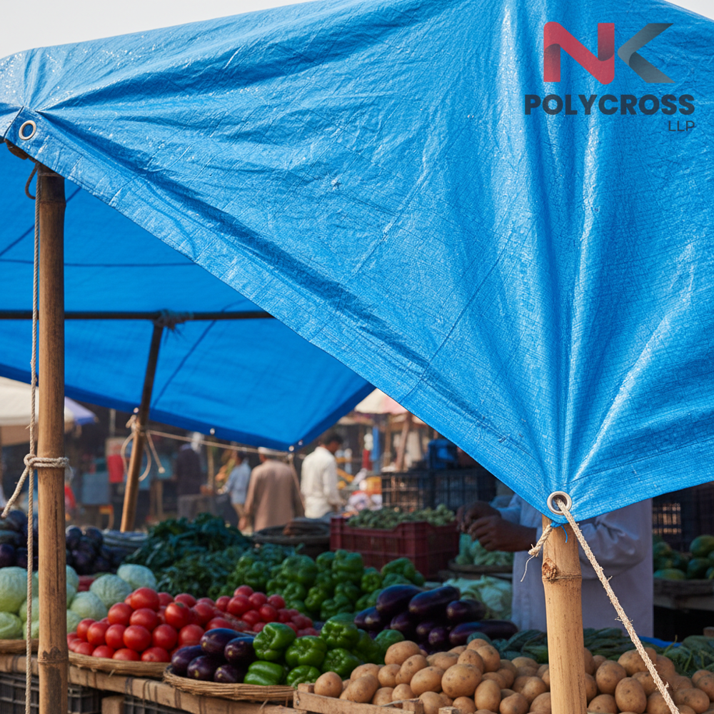 Display Stall Cover - Color: Blue