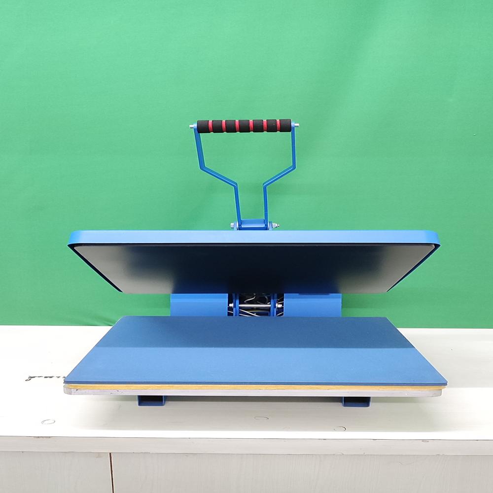 Blue Color Flat Press Machine With Coating