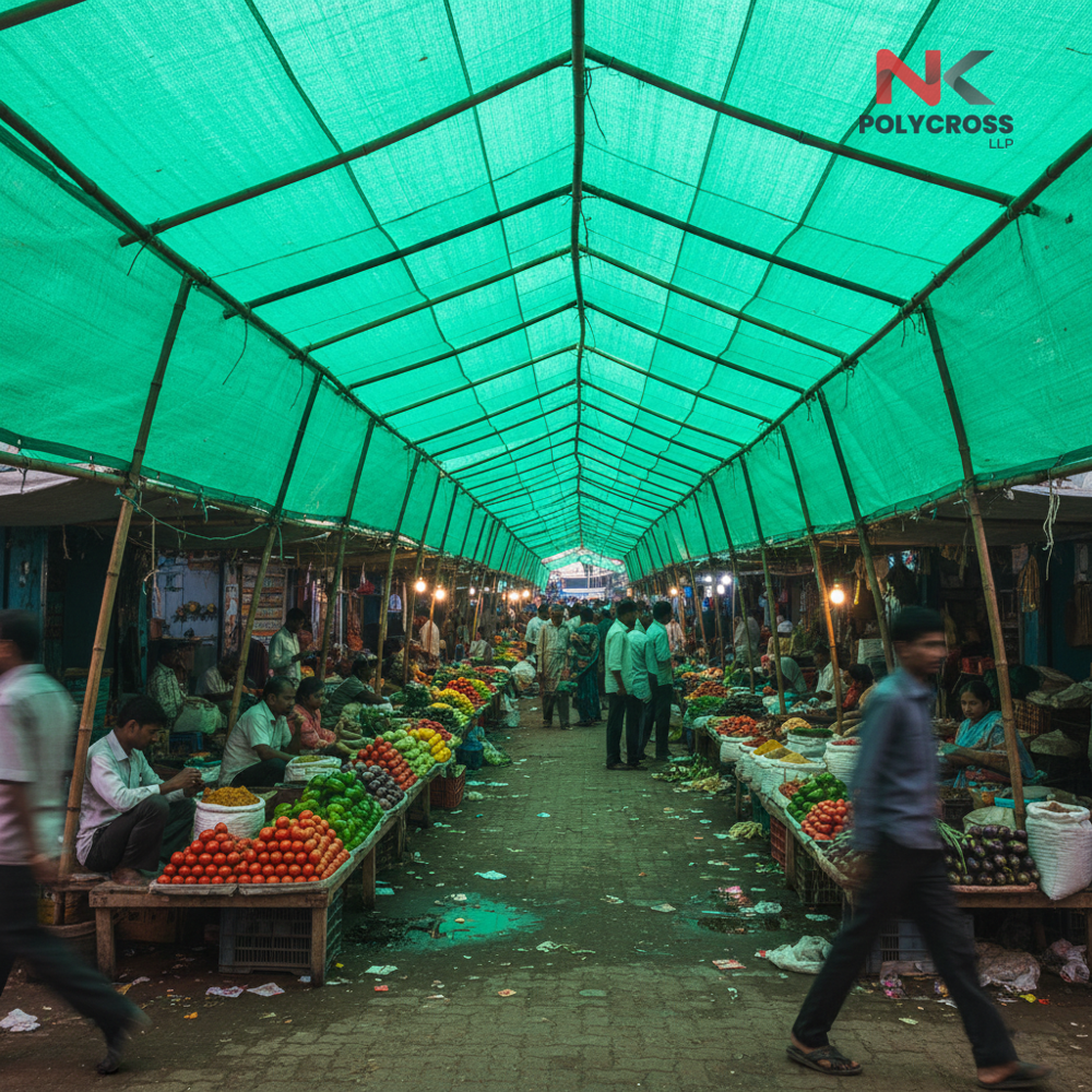 Street Market Tarpaulin