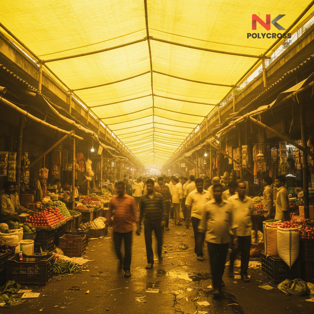 Street Market Tarpaulin