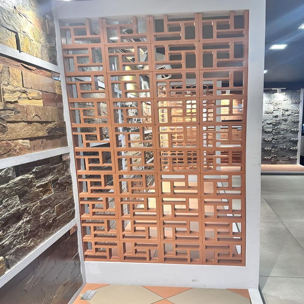 Swastic Jali - Color: Terracotta