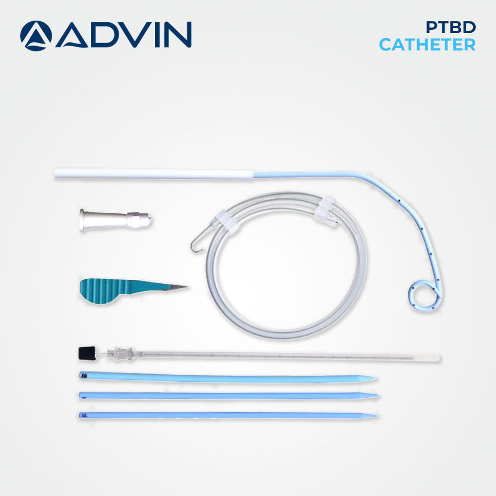 Ptbd Catheter - Single Use, Sterile Indwelling Design | Enhanced Patient Comfort, Smooth Surface For Better Insertion, Manual Operation