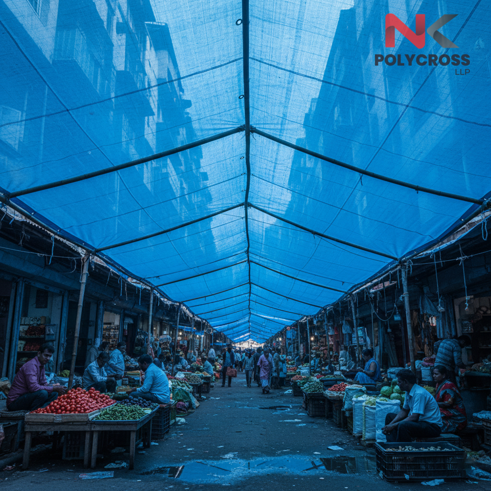 Temporary Shop Cover - Color: Blue