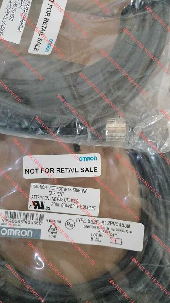 OMRON CONNECTOR CABLE SENSOR, XS2F-M12PVC4S5M