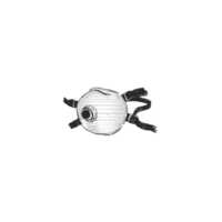 Particulate Half Mask - Non-woven Fabric, Universal Size, White | Ffp2, Pfe Â¥95%, Lightweight, Adjustable Nose Clip, Breathable