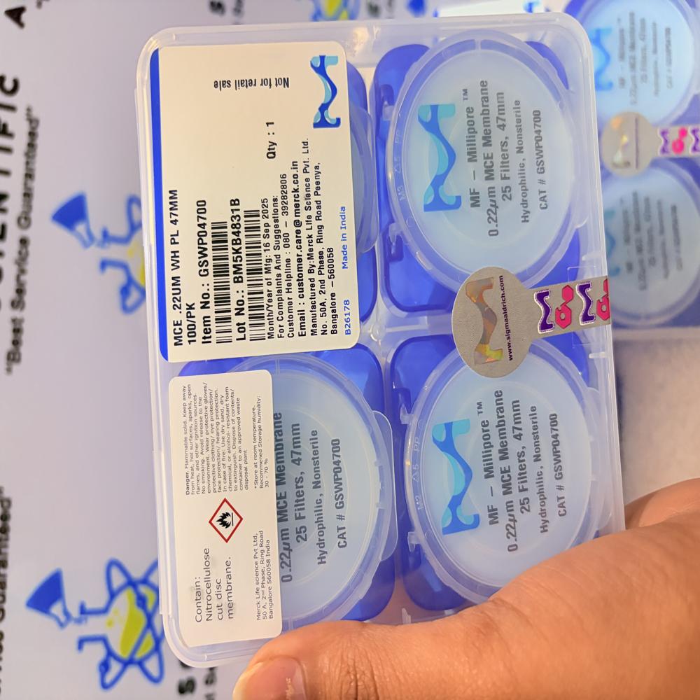 Mce Membrane Filter 0.22 um Pore Size