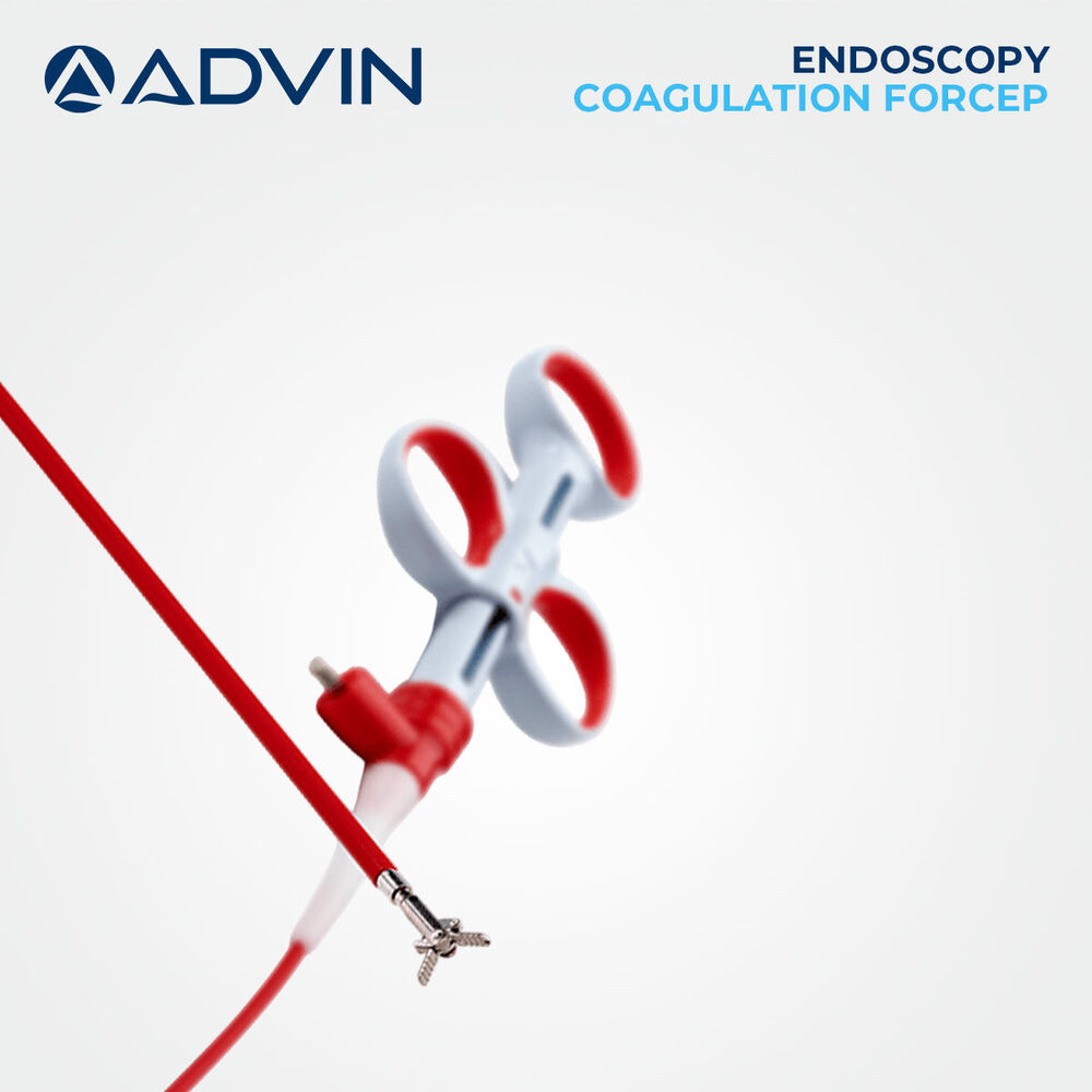 Endoscopy Coagulation Forceps - Stainless Steel, 230 Cm | Specialized For Controlled Electrical Tissue Coagulation