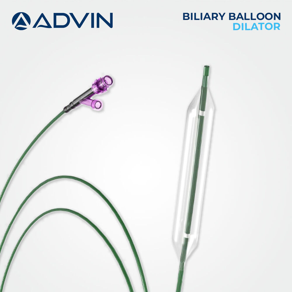 Biliary Balloon Dilator - Hydrophilic Coating, Radiopaque Marker, High Pressure Resistance | Sterile, Single Use, Individually Packed For Ercp