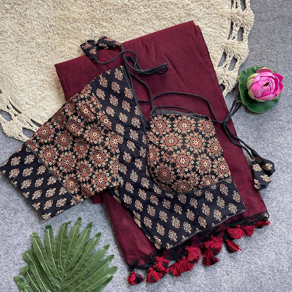 ladies khadi cotton saree