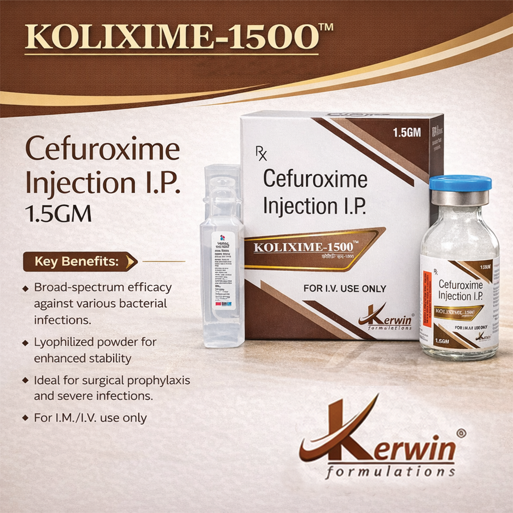 Cefuroxime 1.5 gm