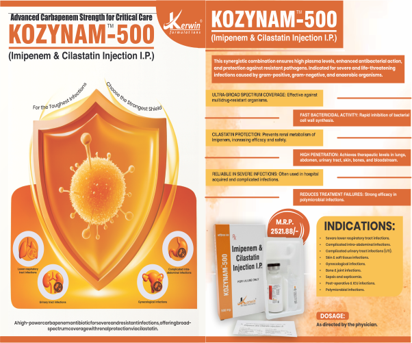 Imipenem & Cilastatin Injection I.P.