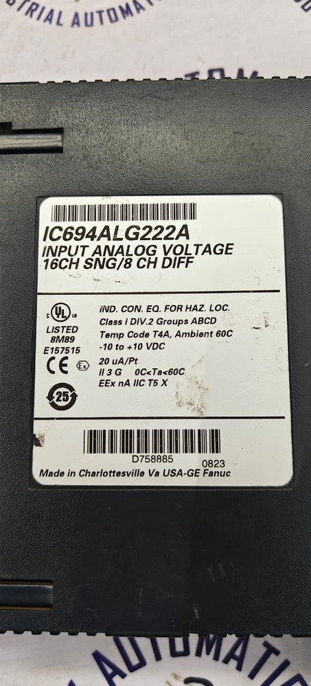 GE FANUC IC694ALG222A