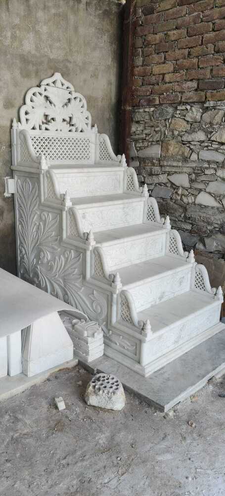 5 Step Makrana Marble Mimber