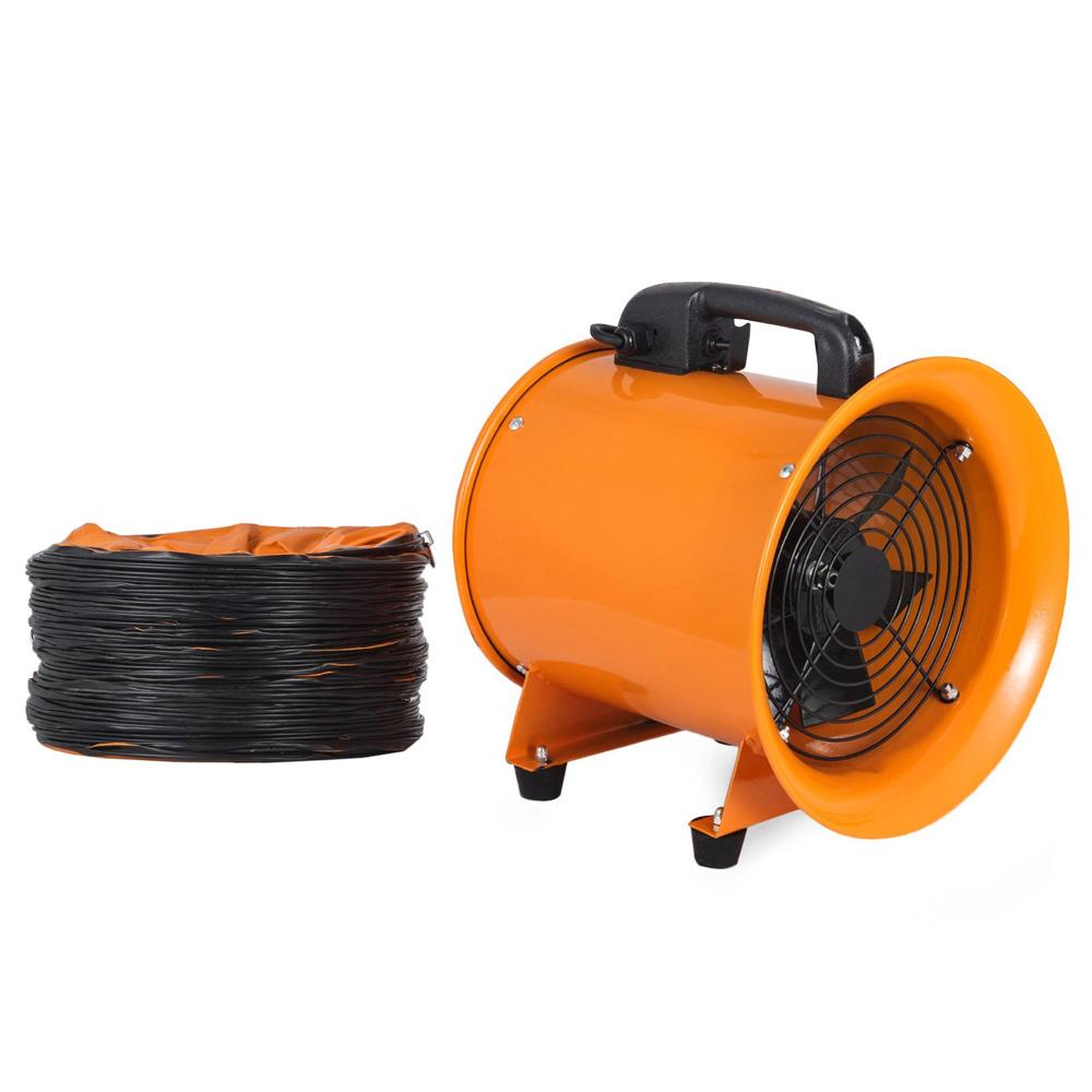 Portable Ventilator Fan - Color: Orange