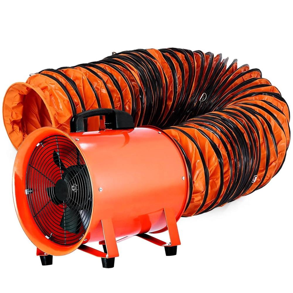 Portable Ventilator Fan - Color: Orange