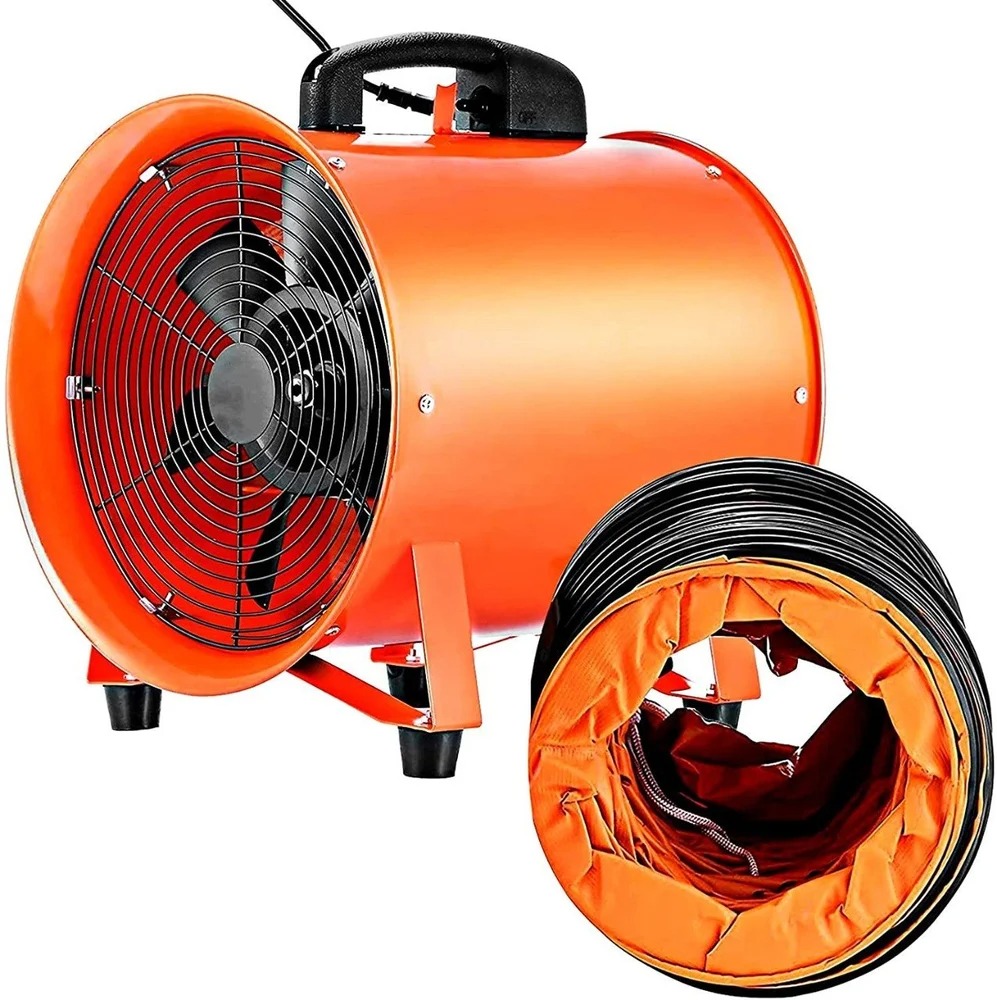 Portable Ventilator Fan - Color: Orange