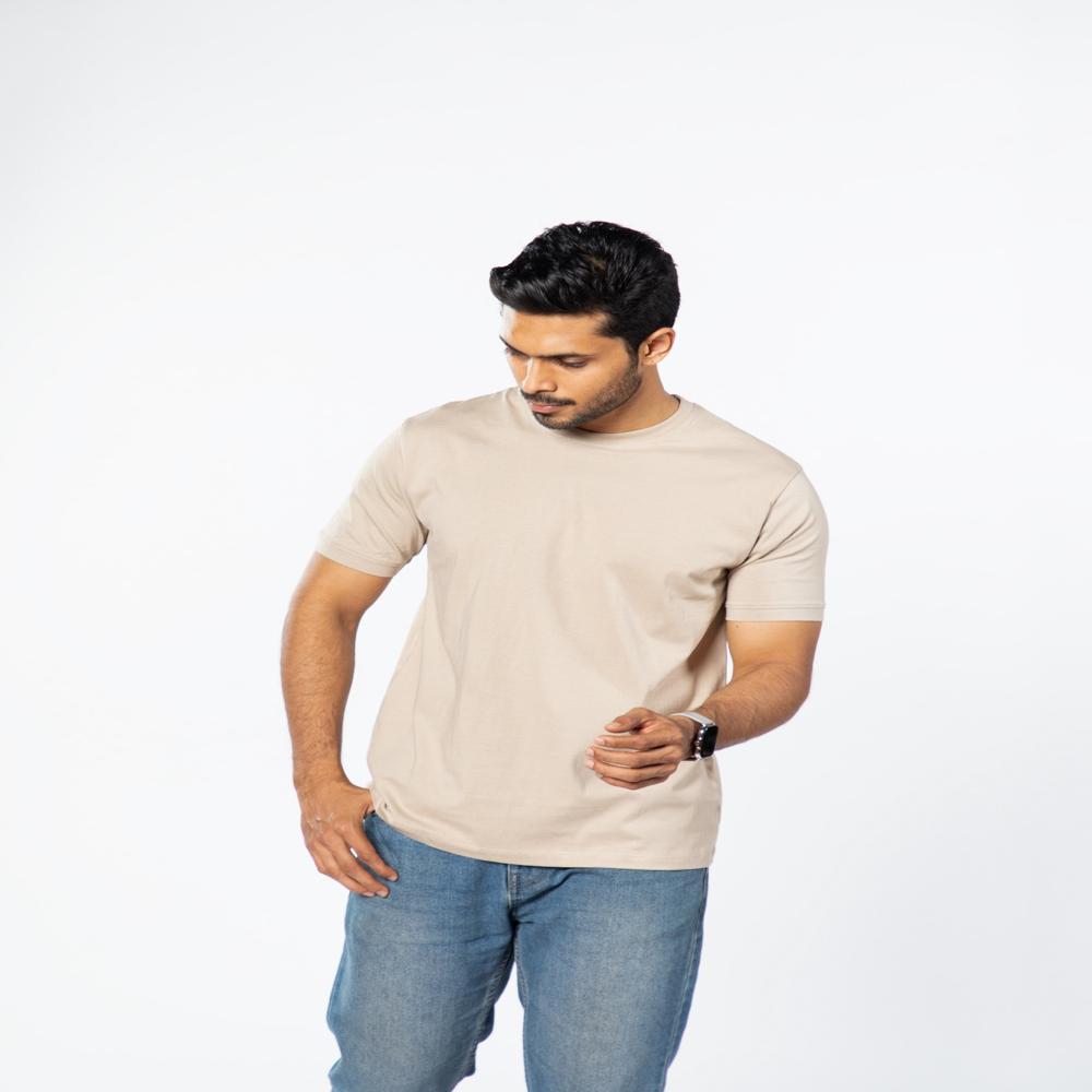 Cotton 180gsm Round Neck T-shirt - Age Group: 16-40