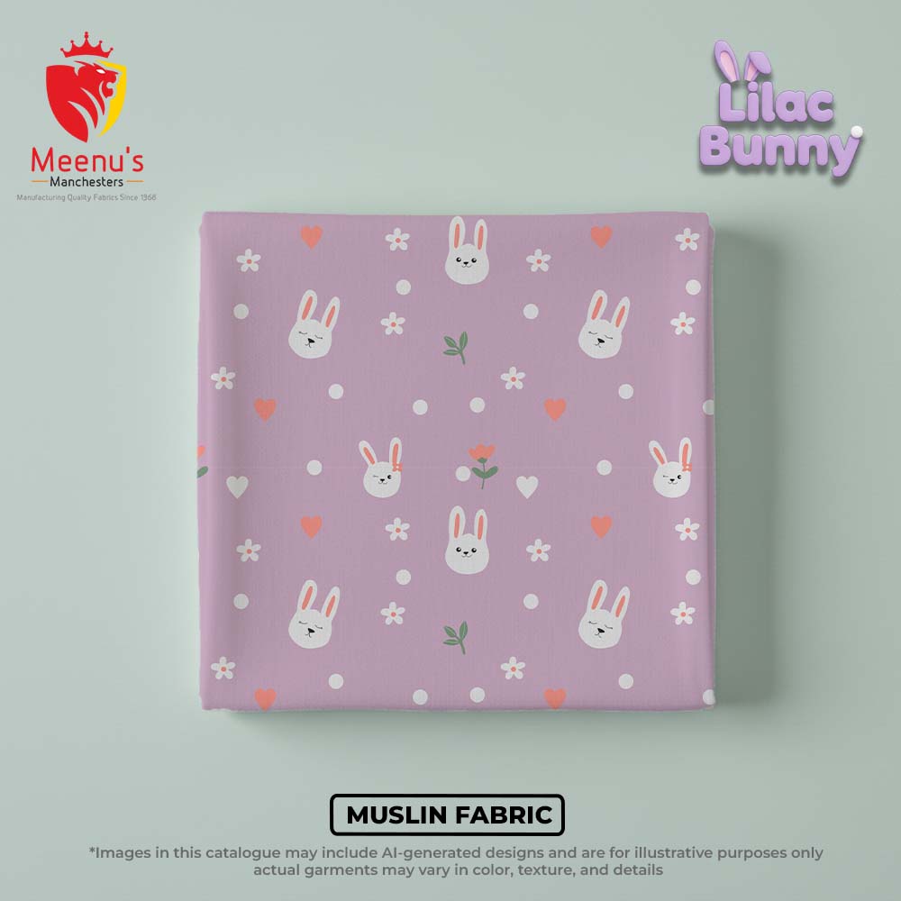 Dyed Print Muslin Fabric