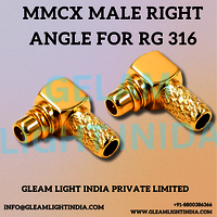 MMCX Male Right Angle For RG 316