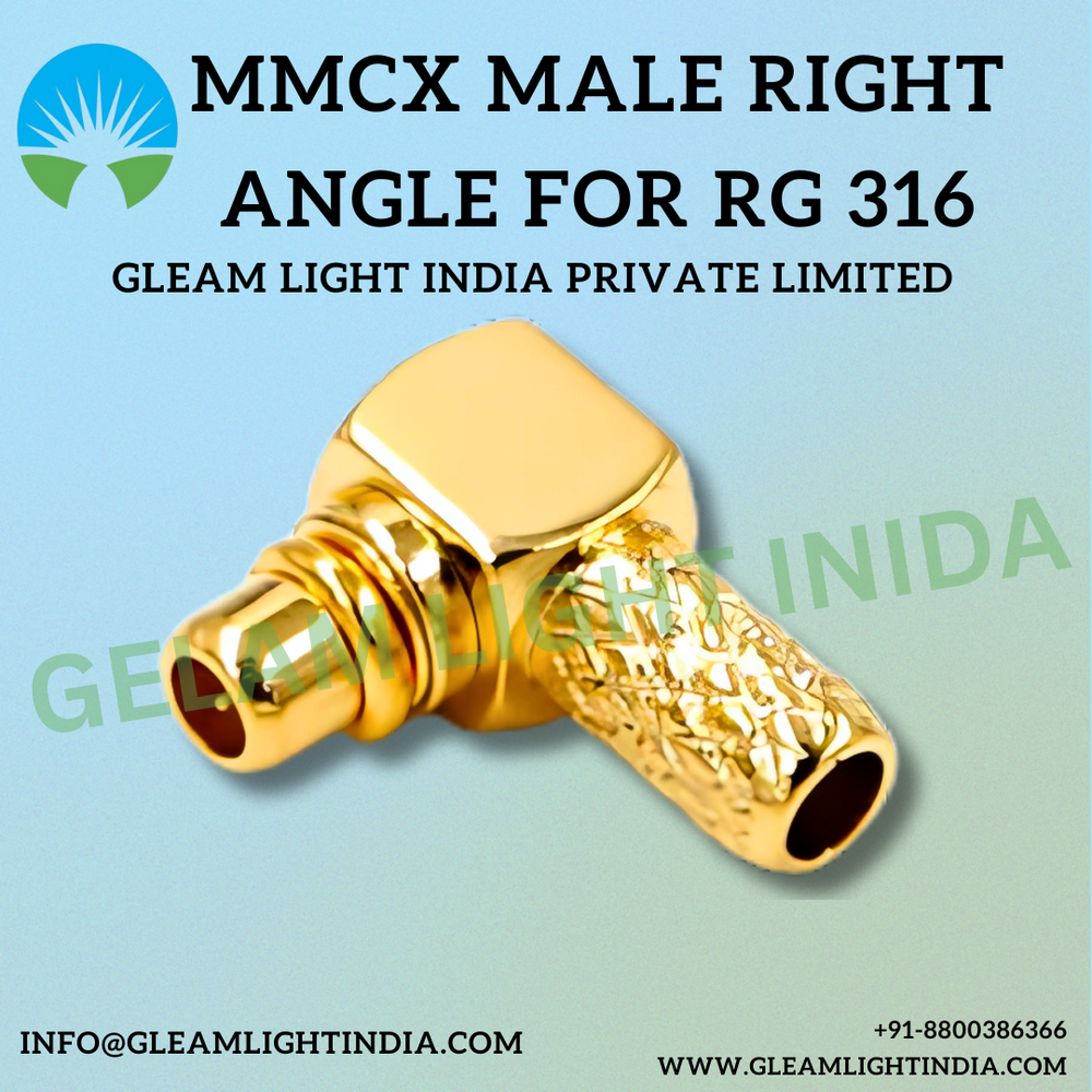 MMCX Male Right Angle For RG 316