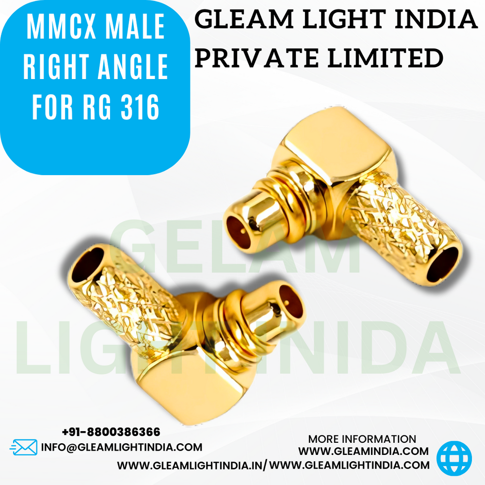 MMCX Male Right Angle For RG 316
