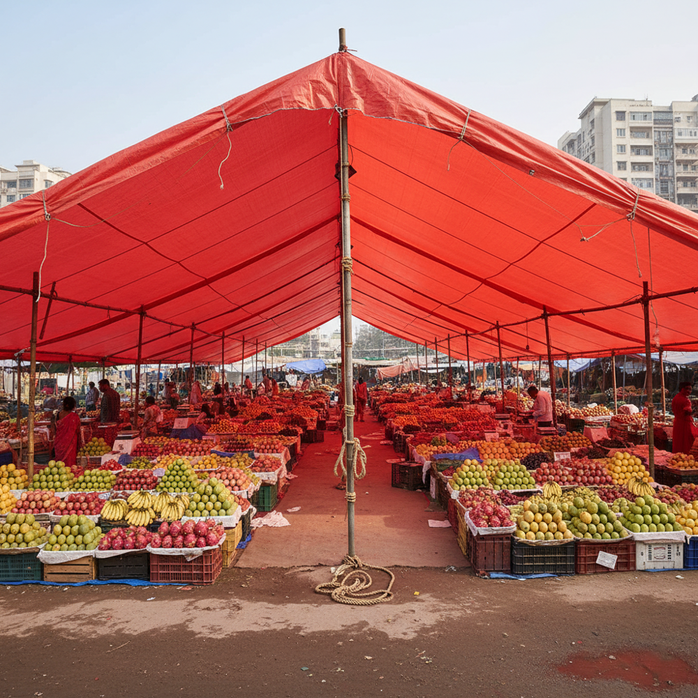 Fruit Market Tarpaulin