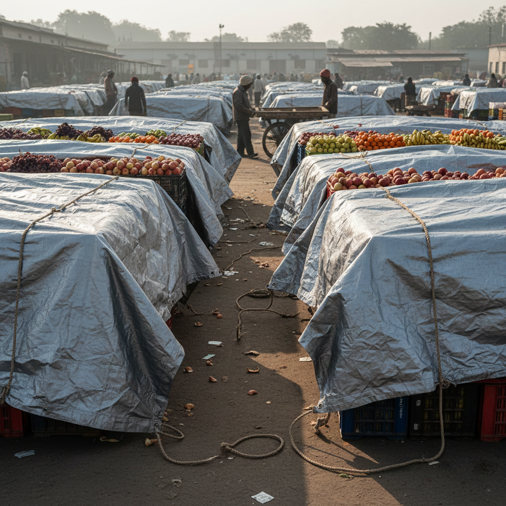 Fruit Market Tarpaulin