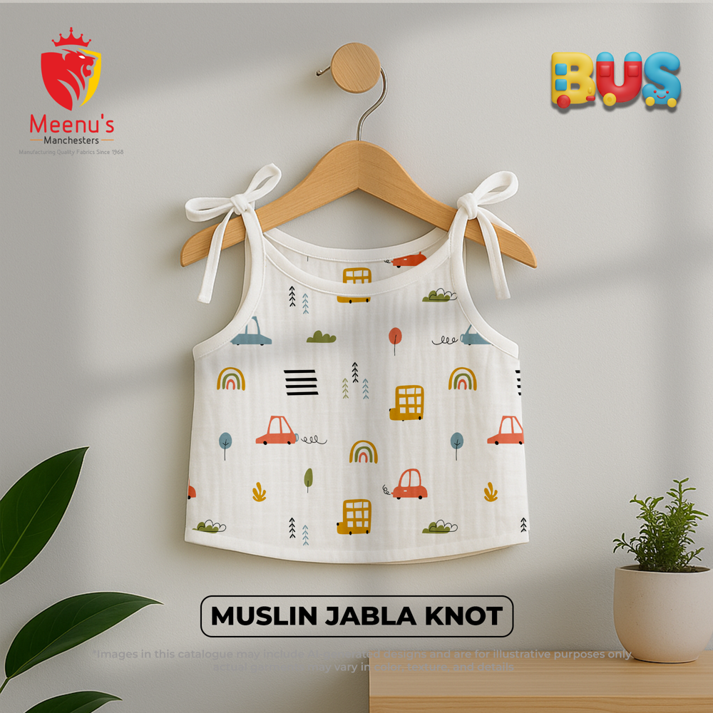 New Born Cotton Frock Knot