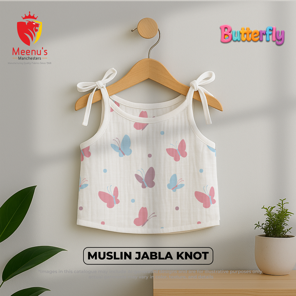 New Born Cotton Frock Knot