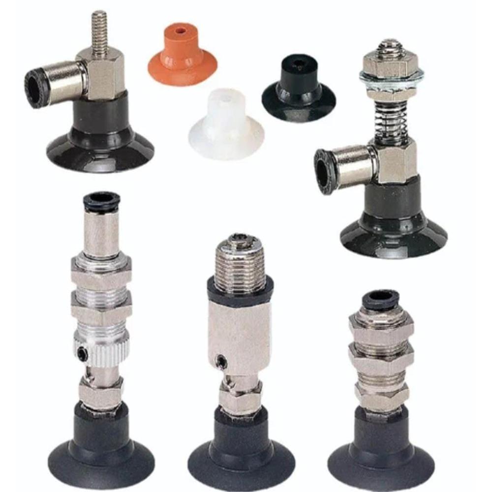 Pisco Suction Cup Bellows Type - Color: Silver