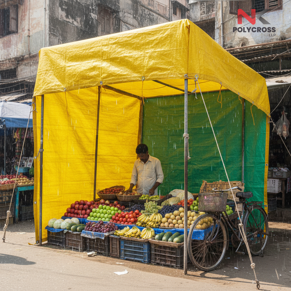 Outdoor Stall Sheet - Color: Blue