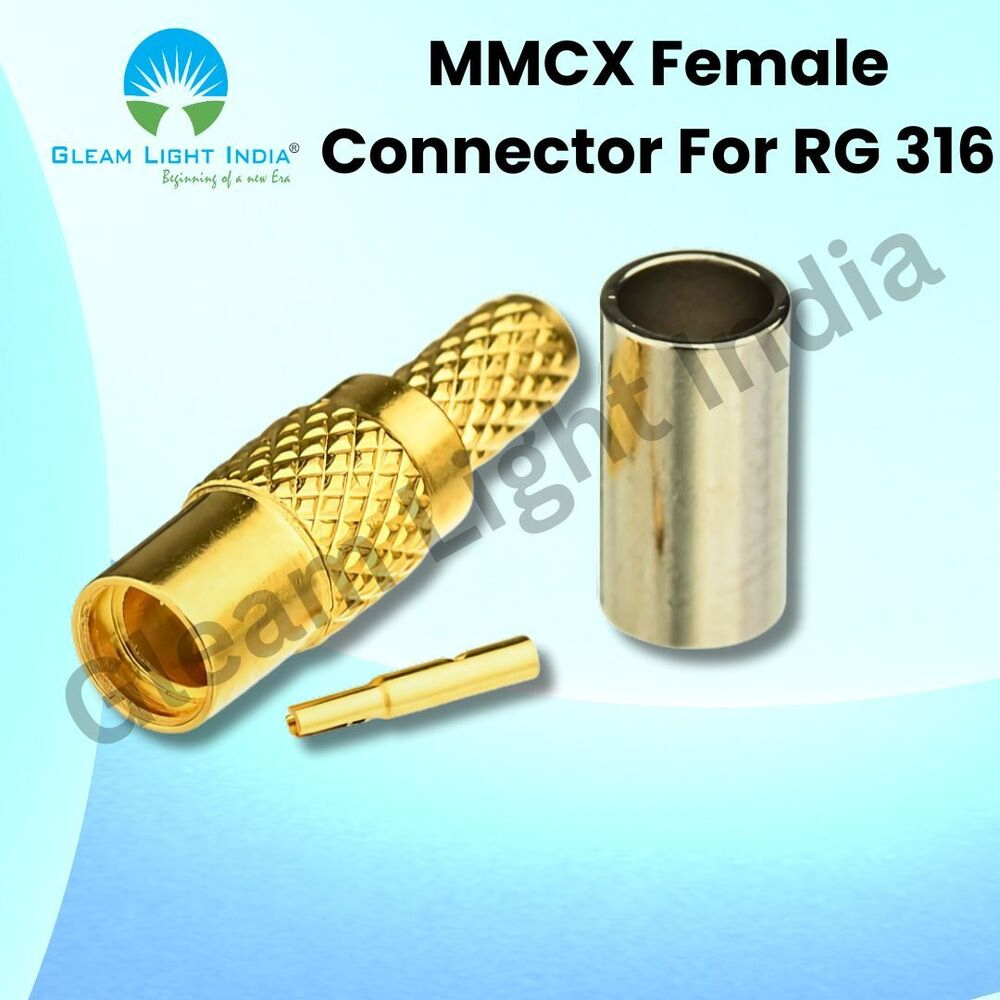 Mmcx Female Connector For Rg 316 - Cable Length: Customize Meter (M)