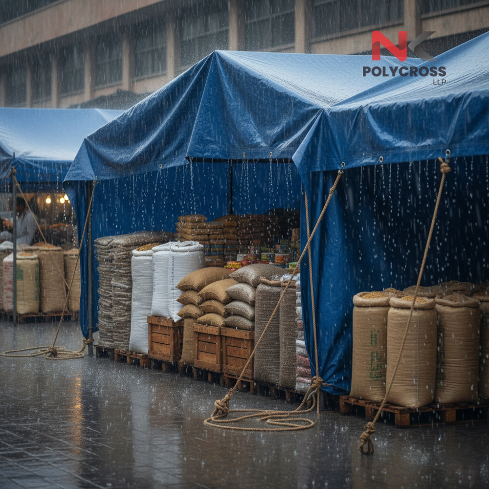 Outdoor Stall Sheet - Color: Blue