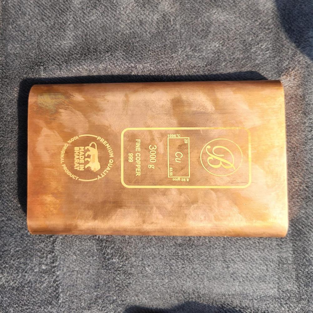 Copper Bar 1kg - Grade: 999 Pure