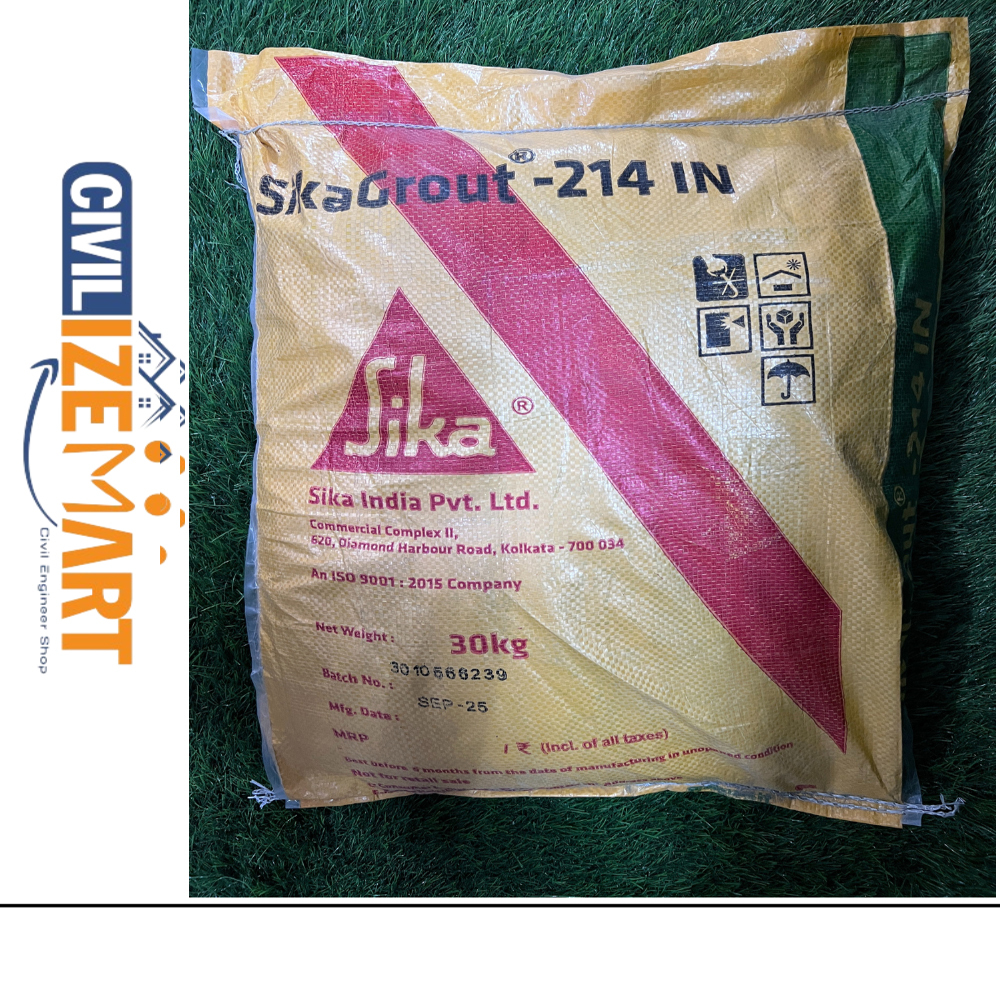 Sika Grout 214 IN, डालने योग्य सीमेंटित ग्राउट